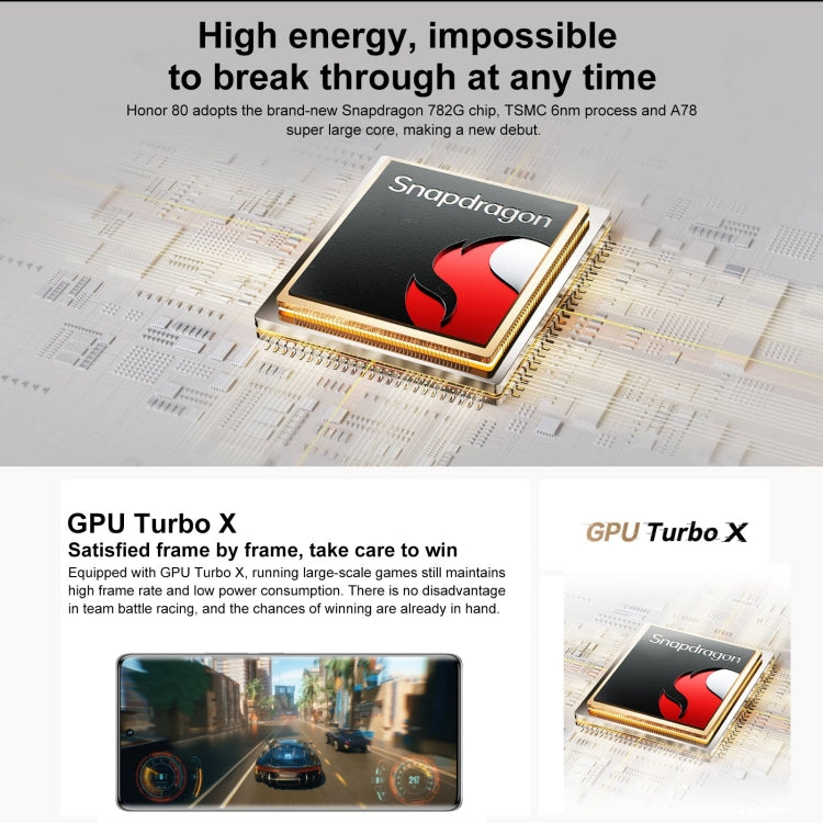 Triple Back Cameras, Screen Fingerprint Identification, 6.67 inch Magic UI 7.0 Qualcomm Snapdragon 782G Octa Core up to 2.7GHz, Network: 5G, OTG, NFC, Not Support Google Play, Honor 80 5G, 8GB+256GB Triple Back Cameras, Screen Fingerprint Identification, 6.67 inch Magic UI 7.0 Qualcomm Snapdragon 782G Octa Core up to 2.7GHz, Network: 5G, OTG, NFC, Not Support Google Play, Honor 80 5G, 8GB+256GB